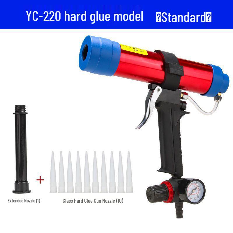 Пневматический пистолет-дозатор для силиконового герметика и конструкционного клея