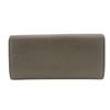 Celine Large Flap Wallet Logo Leather Purse Gurege Leather Women Used