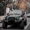 Beast Eyes Headlamp Decals for Jeep Headlights, 3D Round Funny Decals for Truck Car Body, Window, Bumper Decoration (Blue)