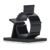 100 Pcs Cable Clips Adjustable Self Adhesive Wire Management Clamps Reusable Nylon PA66 Cable Tie Holder Black YX 1013