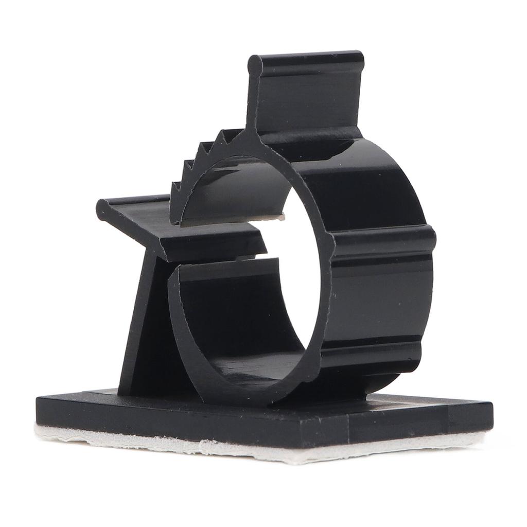 100 Pcs Cable Clips Adjustable Self Adhesive Wire Management Clamps Reusable Nylon PA66 Cable Tie Holder Black YX 1013