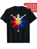 Philippine Flag-Inspired Cotton Tee - Comfortable and Stylish, Perfect for Casual
