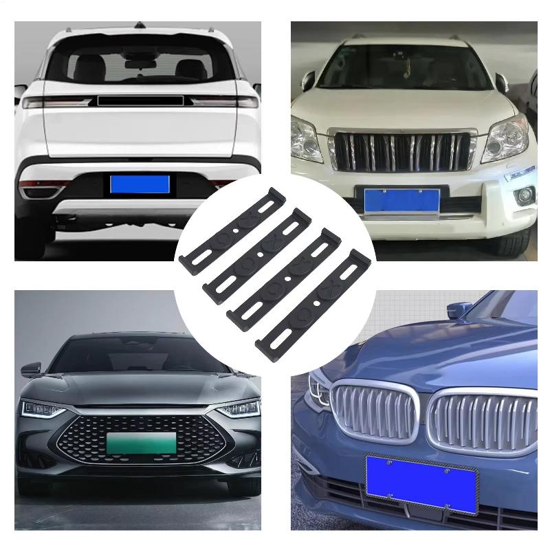 20Pcs License Plate Holder Weather-Proof Frameless License Plate Frame Car Tag Frame For Front And Rear Car Tags Car Accessories