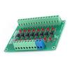 Optical Isolation Module Limit Switching Frequency 20KHZ 12V To 3.3V 8 Channel Optocoupler PLC Signal Converter Board