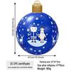 Grenzüberschreitende Weihnachts-Hofdekoration: PVC Laterne & Aufblasbare Weihnachtskugel Set