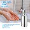 Kitchen 300ml Liquid Soap Dispenser Bottle Metal Liquid Dish Soap Lotion Pump Dispenser With Stainless Steel Lotion Pump