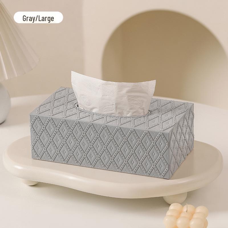 Luxury High-Capacity Tissue Storage Box for Home Use
