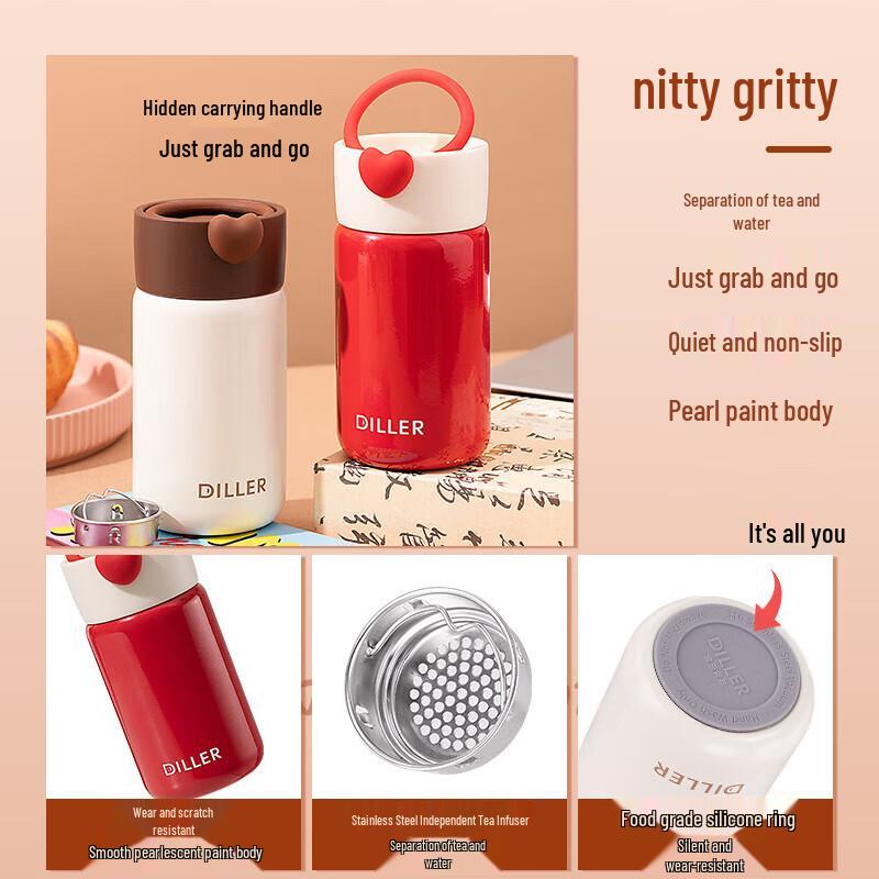 Dilebel Mini Insulated Stainless Steel Tumbler