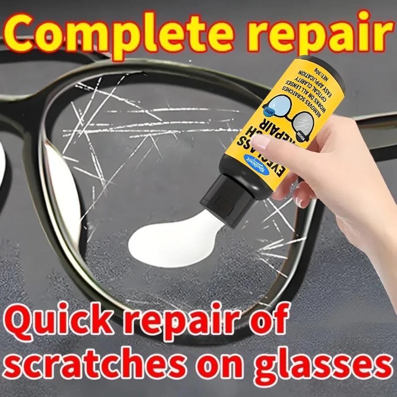 30g Glasses Scratch Remover Mirror Grinding Cleaner Polishing Scratch-Resistant Solution for Camera Table Screen Car Watch