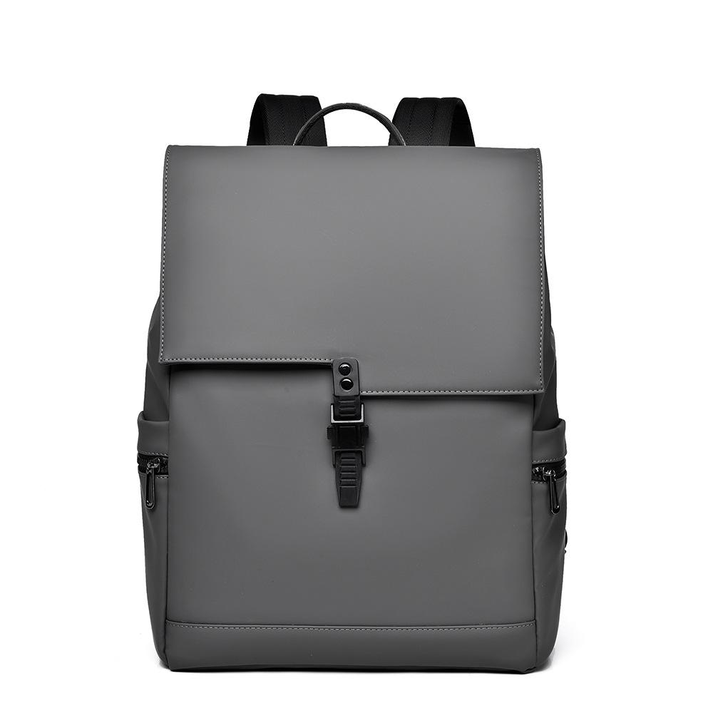 Men S Casual Backpack, High-End Fashion Personalized Backpack, Simple Casual Solid Color Backpack Men S
