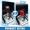 A ABSOPRO Car Gear Shift Knob Stick Shifter Handle Car Shift Knob 6 Speed Universal Red