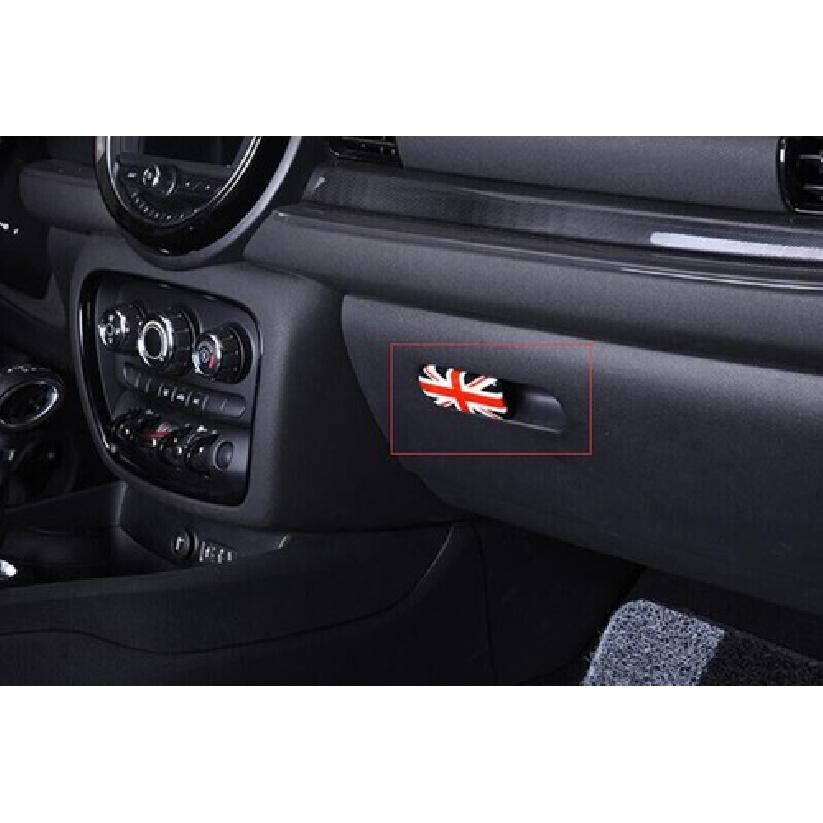 Fit For Mini Cooper Clubman F54 Black Red Storage Box Handle Co-Pilot Cover Trim