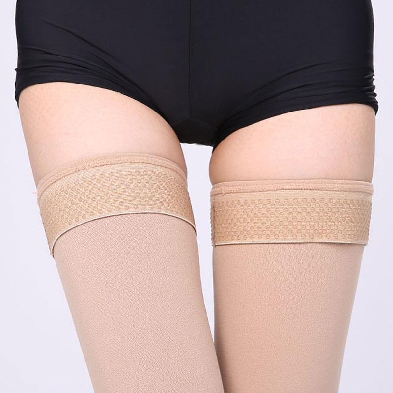 1 Pair Women Men Compression Socks Pressure Level 2 Thigh Stockings Unisex Stress Relief Compression Stockings