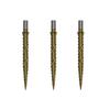 TOUCH POINT II Replacement Dart Steel Color Titanium Pack of 3 Tips, Point, Design, Coated, (CSDA-GZ9-29)