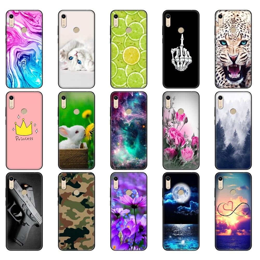 Für Honor 8A Hülle Für huawei Honor 8A prime Hülle Silikon TPU Rückseite Handyhülle schwarze TPU Hüllepink Anime Weltraum Auto
