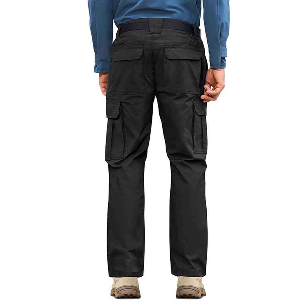 Mens Pants Ripstop Cargo Work Pants With Multi-pocket Breathable Hiking Mountaineering Camping Construction Pants