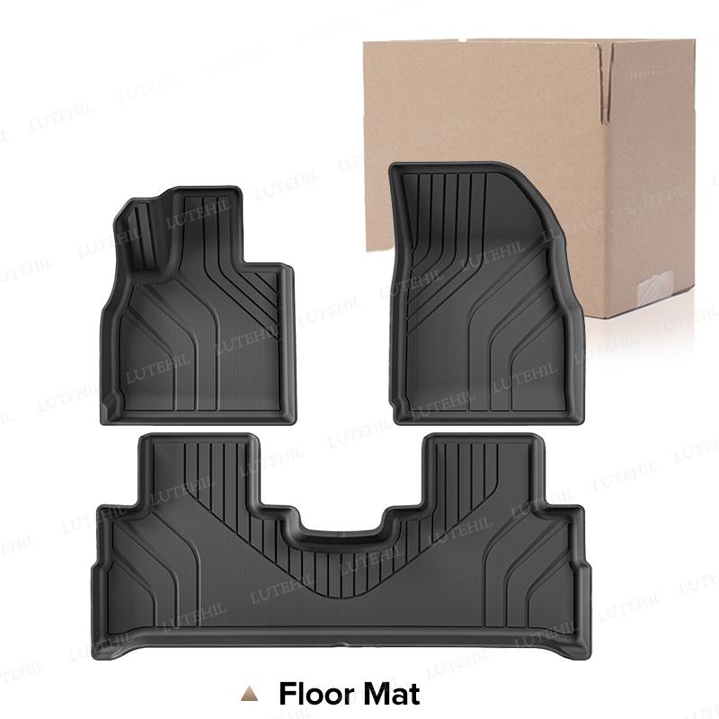 LUTEHIL For EXEED RX 2025-2025 All-Weather TPE Floor Mat Trunk Mat Full Set Carpet Cover Auto Interior Protector Accessories