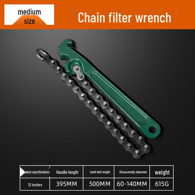 Regulowany antypoślizgowy klucz do filtrów oleju z trzema szczękami do wkładów oczyszczaczy wody