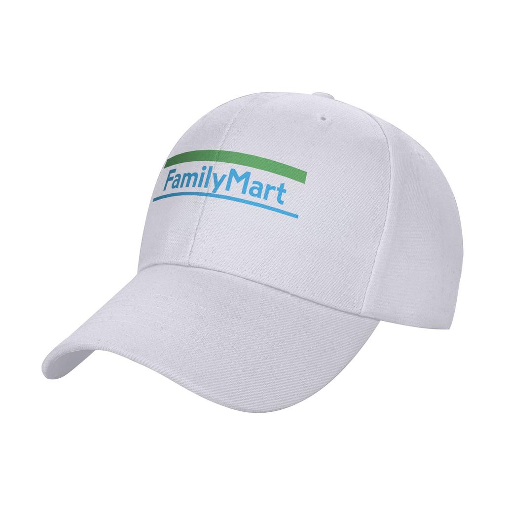 Fashion Family Mart Logo Japan (Konbini) Curved Brim Baseball Cap Workwear Style Caps