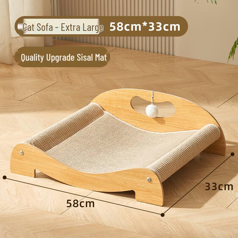 Wear-Resistant Sisal Cat Scratcher & Sleeping Nest