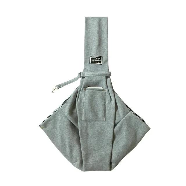 

Сумка-переноска для собак Pet Outdoor Travel Cats Puppy Сумки на плечо Single Comfort Sling Handbag Tote Pouch Kitten Dog Cats Аксессуары серый
