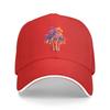 Tropical Palm Baseball Caps Fashion Casquette for Unisex Women Adjustable Casual Trucker Hats for Sports Outdoor Activities