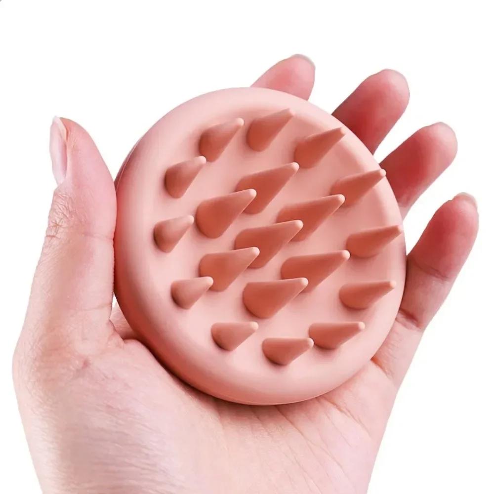 Full Silicone Scalp Massage Brushes Shampoo Brush Soft Head Massager Hair Washing Comb Body Scrubber Bath Brush Styling Tools