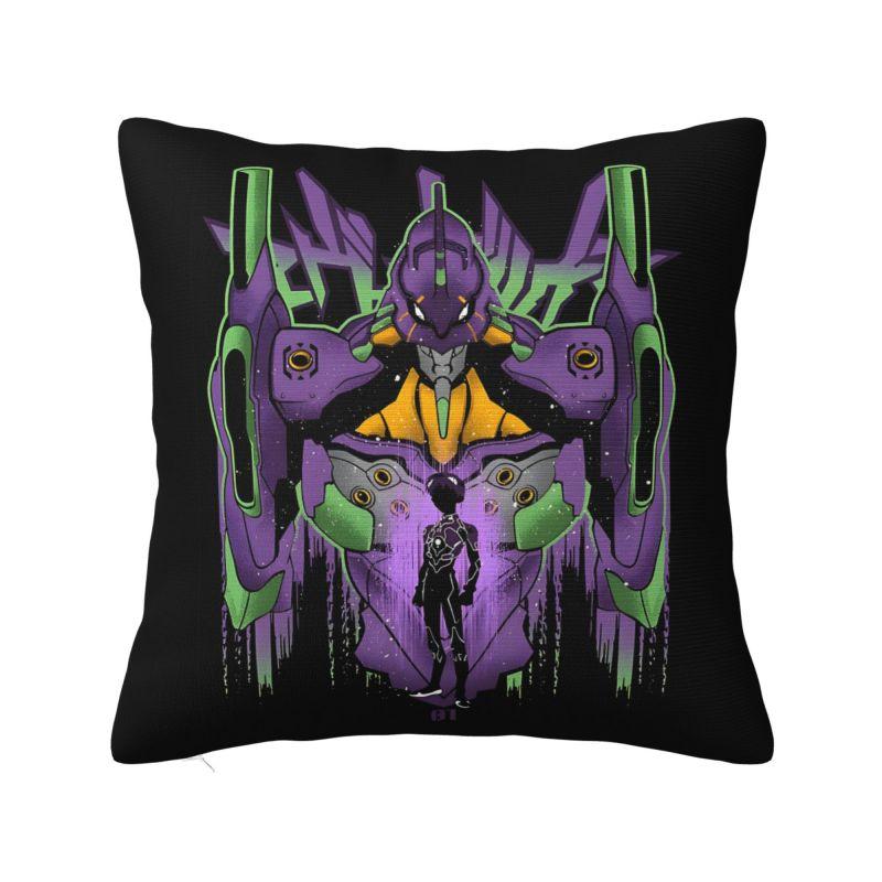 

Custom EVA Evangelions Anime Cushion Cover 40x40cm Harajuku Manga Soft Modern Throw Pillow Case 30cmx30cm