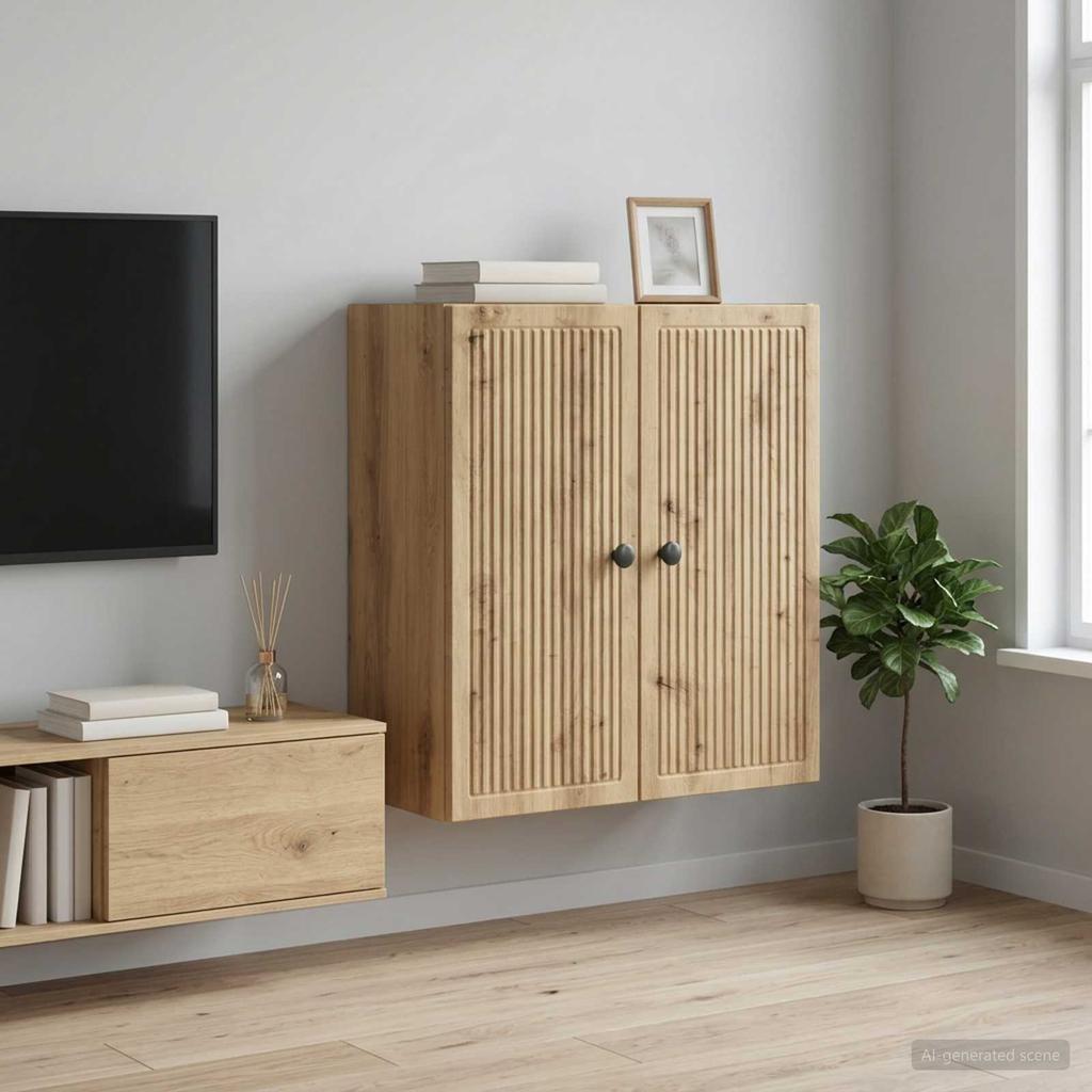 Wandhängeschrank Artisan Eiche 59 x 31 x 60 cm Spanplatte