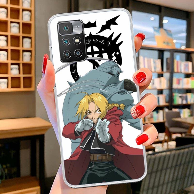 Fullmetal Alchemist Anime Cover Phone Case For Xiaomi Poco F7 Ultra X7 X6 X5 Pro M7 Redmi 15C 15 13C 13 12C 12 10C 10 9A 9C 9T 9