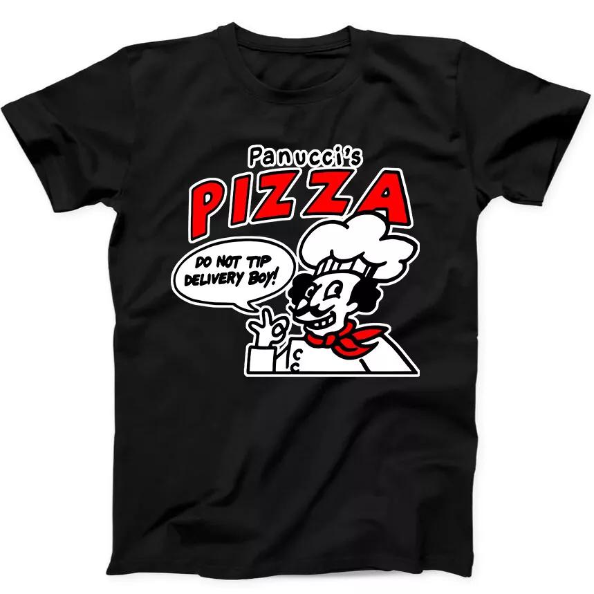 Panucci's Pizza Do Not Tip Delivery Boy Funny Gift Tee Black T Shirt 288