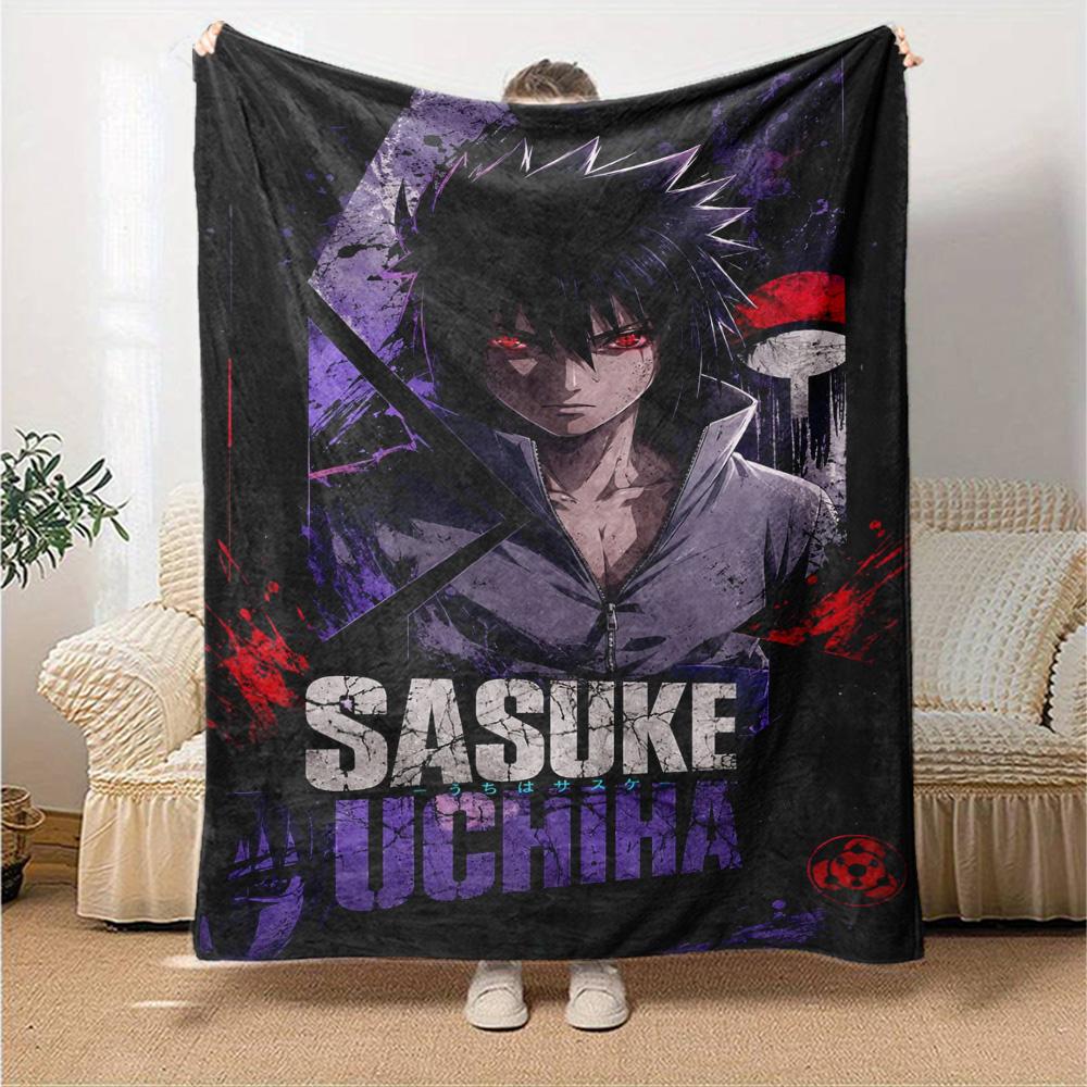 Naruto Blanket Soft Warm Cozy Suitable for Office Chair Picnics Seaside Four Seasons Multipurpose Digital Print Birthday Christmas Gift Blanket