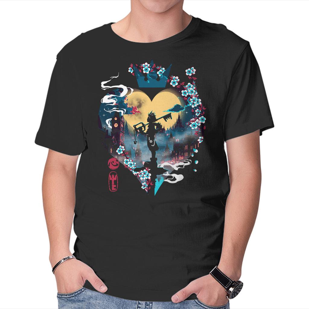 Unisex Crew Neck T-Shirt Kingdom Of Courage Graphic Short Sleeve Casual Tee