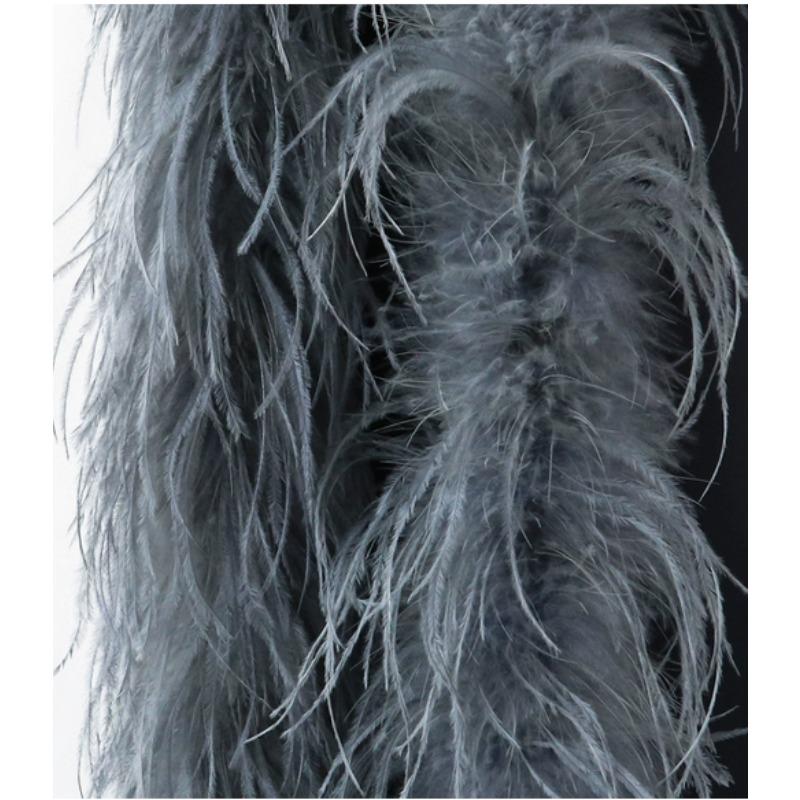 DIY Weißer STRAUSSENFEDER boa 1 6 10 15 35lagig Straußenfeder boa Besatz Tanzkleid Hochzeit Basteln Halloween Kundenspezifische Lieferung auf Lager