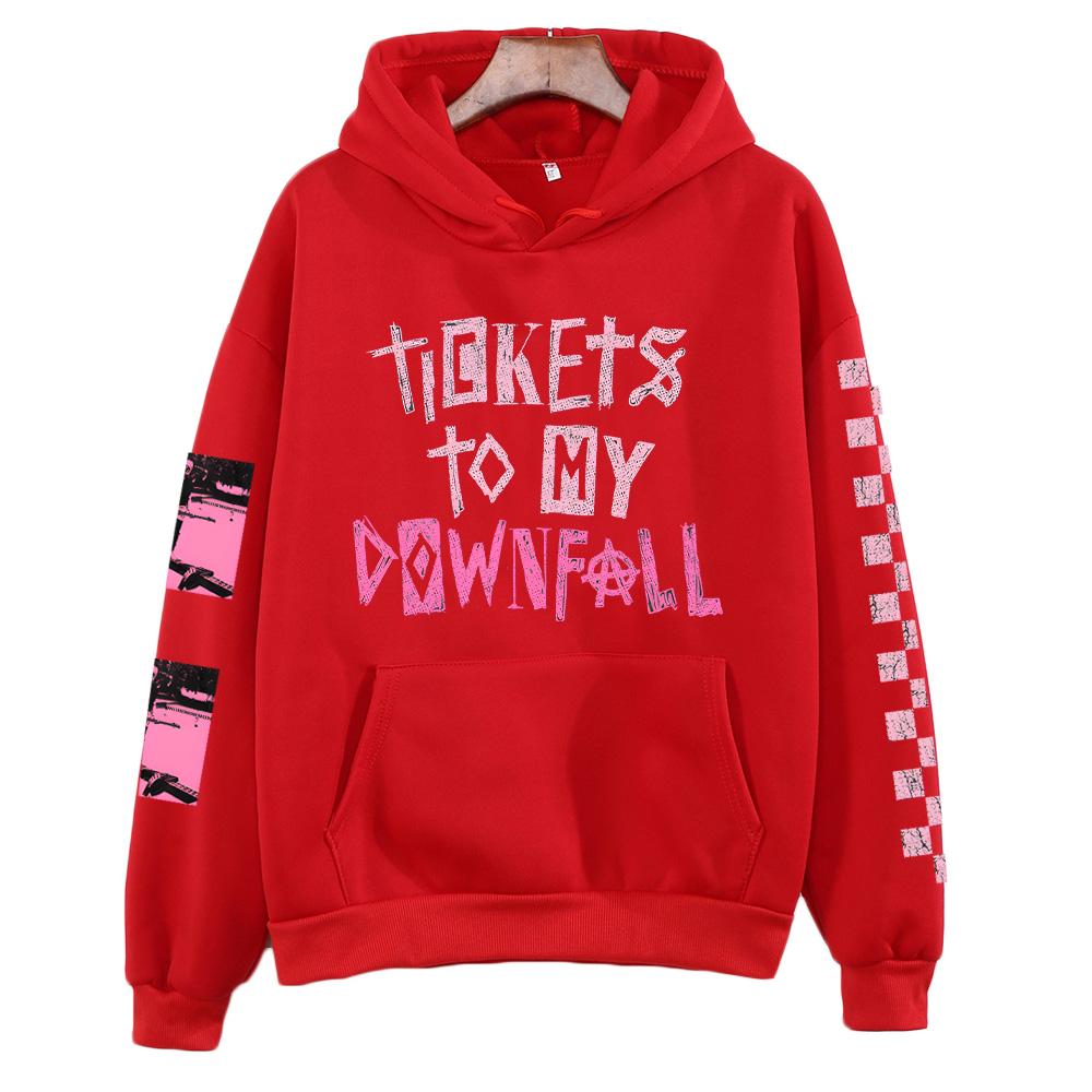 Tickets Anniversary Hoodie Rapper Mgk Sweatshirt Harajuku Hip Hop Pullover Tops Sweatshirts Fans Gift Clothes Unisex High Street