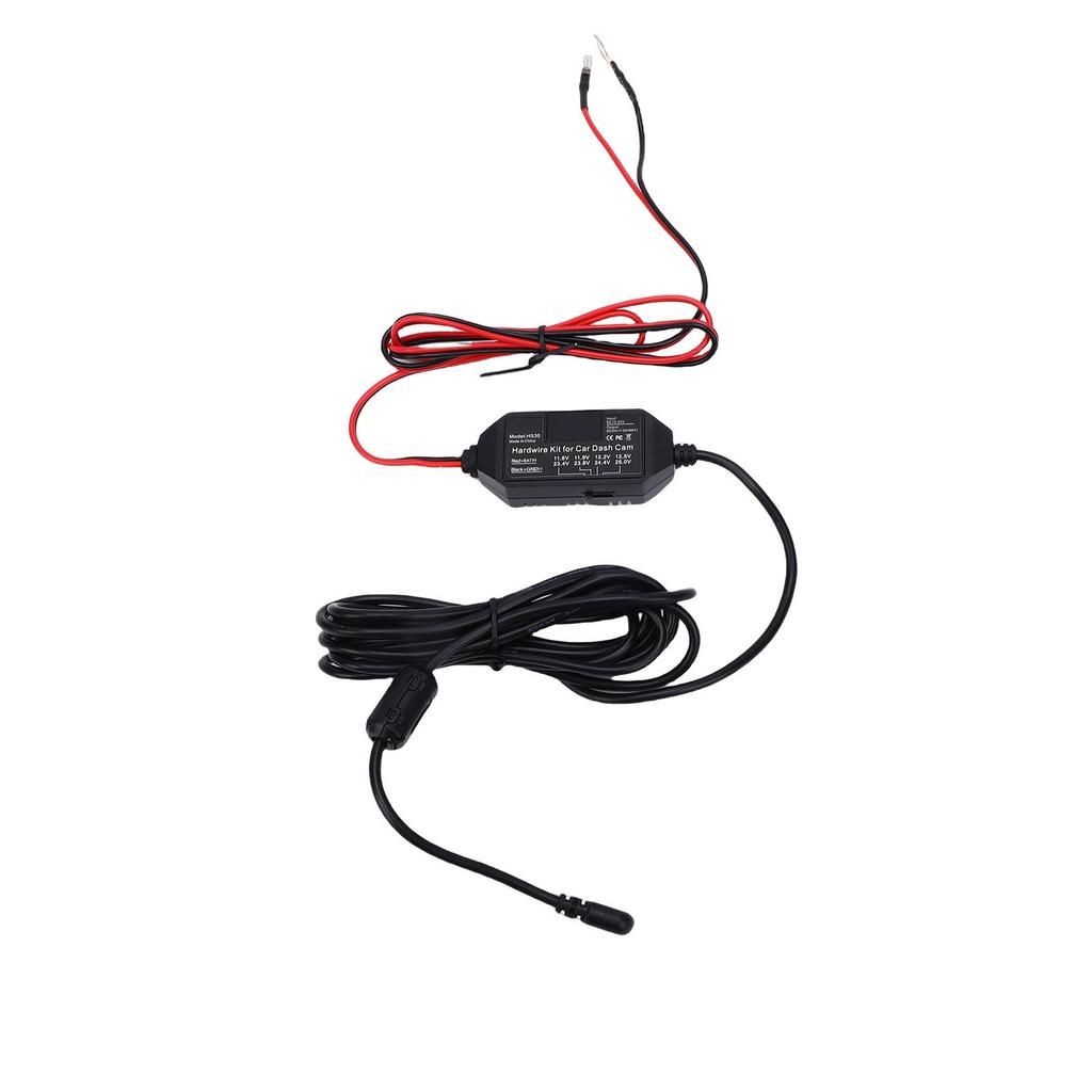 Cam Hardwiring Kit Supports 24Celsius7 Parking Real Time Voltage Display USB C Camera Power Cord with Indicator for Truck Car