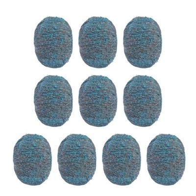 Verschiedene Reinigungs-Metallstahlwolle 10-teiliges Set Stahlwolle für Kochgeschirr Ofenroste und Outdoor-Kochutensilien