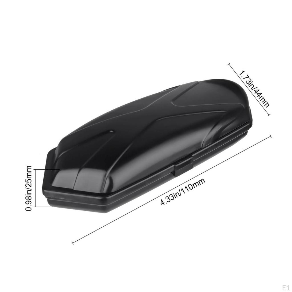 Simulation RC Crawler Roof Box | Hinged Lid, contoured Rounded Rectangular Housing, Miniature