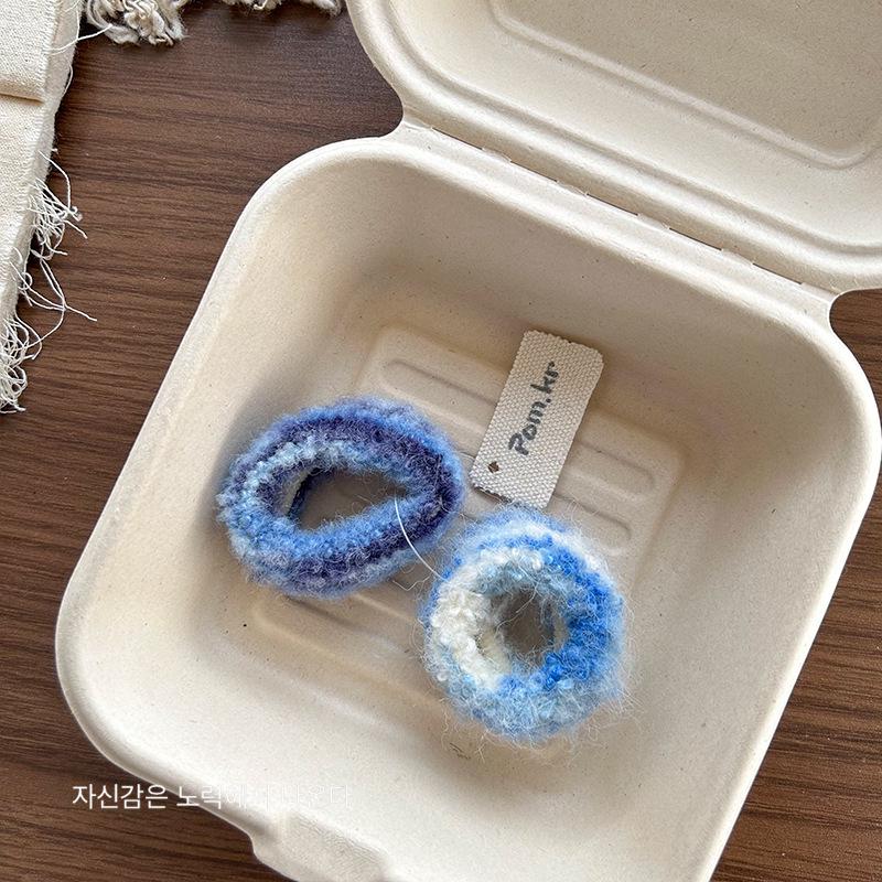 Watercolor Oil Painting Hair Tie & Scrunchie with Towel Ring and Headband for Girls