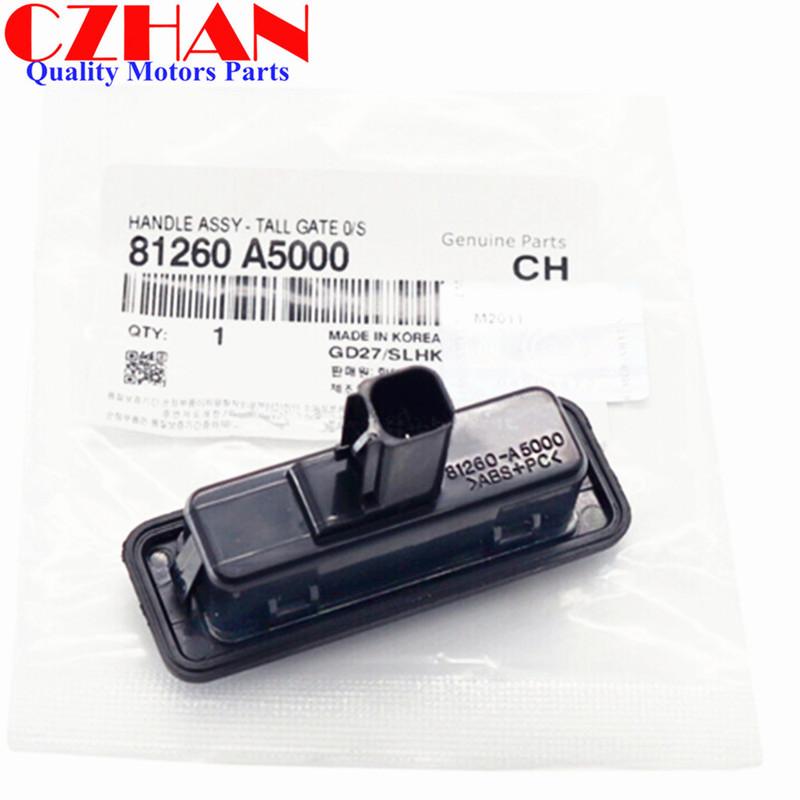 OEM # 81260 A5000 Tailgate Handle Boot Release Button For Hyundai I30 Elantra Kia Ceed Door Handle Trunk Lock Switch 81260A5000