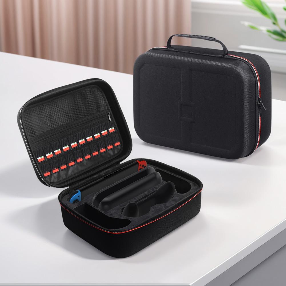 For NS2 Portable Carry Case Handle & Shoulder Strap Game Console Travel Case Waterproof Hard Shell Box Outdoor Storage Handbag