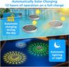 Solar Swimming Pool Lights With Remote 9 Color RGB Waterproof Floating Pool Light 3 Timer Function For Summer Pool Parties Decor