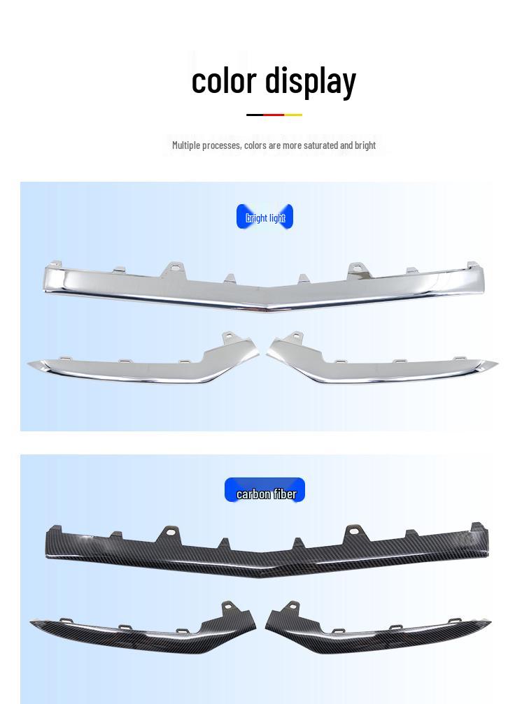 Mercedes-Benz E-Class Front Bumper Chrome Decorative Strip