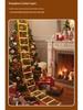 LED Christmas Climbing Ladder Lights with USB Santa and Colorful Stars for Outdoor Decoration