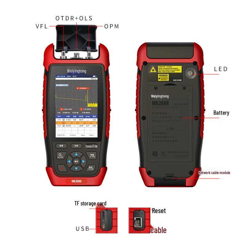WeiYingTong MK3000 OTDR Fiber Optic Tester