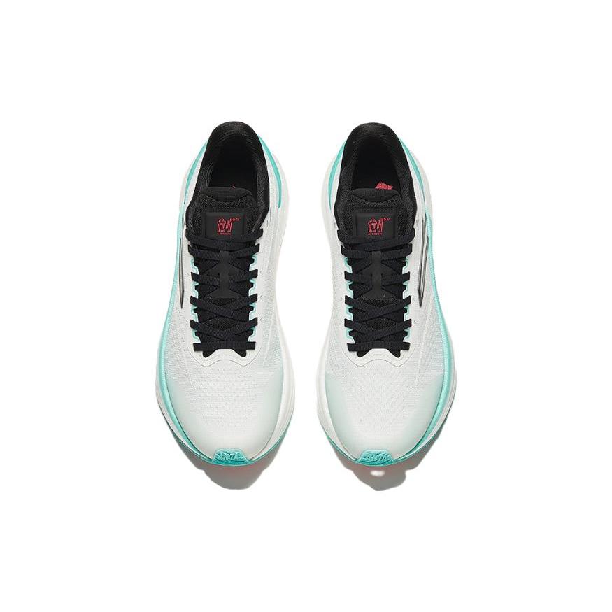 New Anta Cushioning, Wear Resistant Low Top Running Shoes Men's White Cyan Black 112415582-1