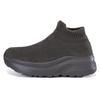 Autumn and winter new fly-woven socks shoes mesh shoes sports couple shoes thick-soled woolen casual shoes