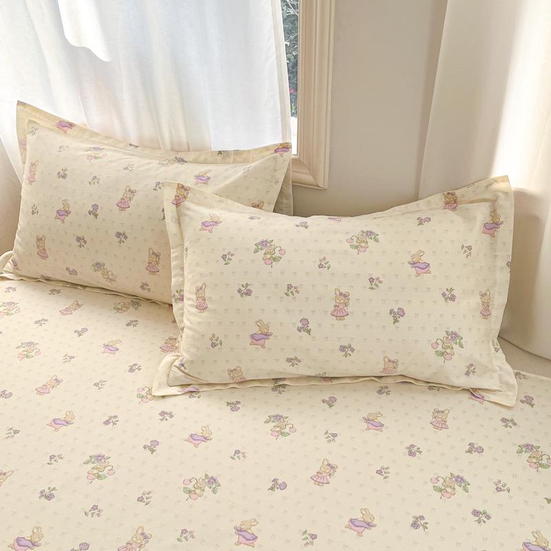 Cotton Pillowcases: Pure Cotton, Simple Style for Home, Dorms, Single & Double Rooms (Single/Pair)
