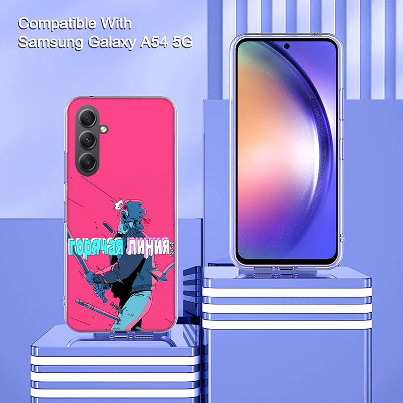 Game Hotline Miami Phone Case for Samsung A16 A26 A36 A56 A17 A37 A57 A07 A06 A02S A03 A04S A05S Galaxy Note 20 10 A50S A71 A51