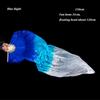 Gradient Color Belly Dancing Fan 120/150/180cm Length Dance Accessories Long Imitation Fan Multicolors Square Dancing